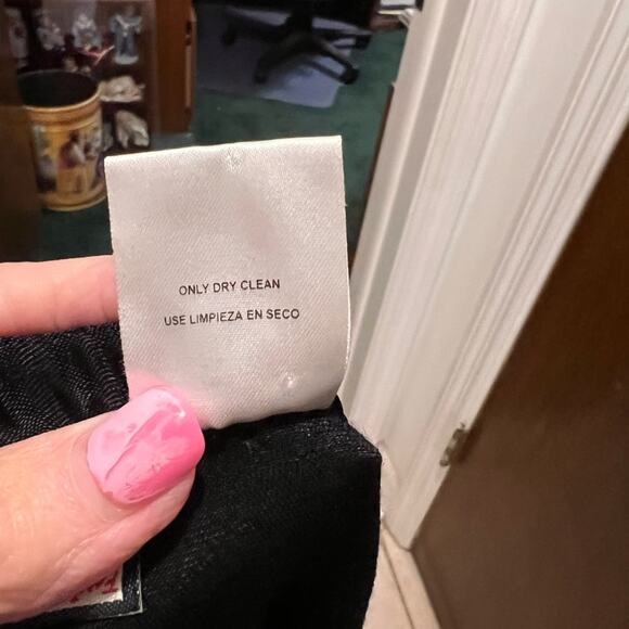 Forbidden vintage black velvet and satin beaded and sequins maxi skirt size xl - Picture 11 of 11